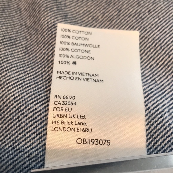 Free People Cosmico Flirt Denim Mini Skirt Size 27 - Picture 7 of 12